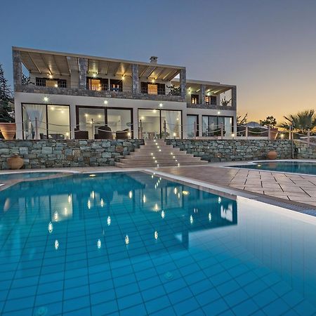 Sea Views At Villa Anemomylos With Heated Pool, Ping Pong And Tennis Agia Pelagia  Exterior photo