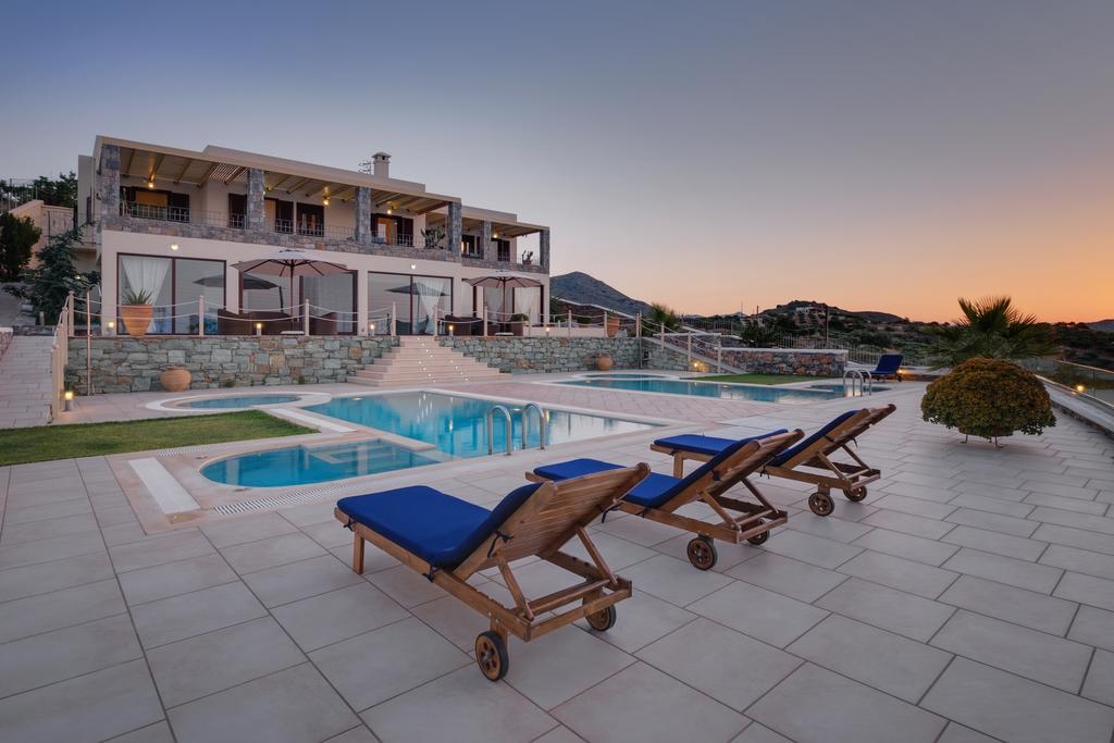 Sea Views At Villa Anemomylos With Heated Pool, Ping Pong And Tennis Agia Pelagia  Exterior photo