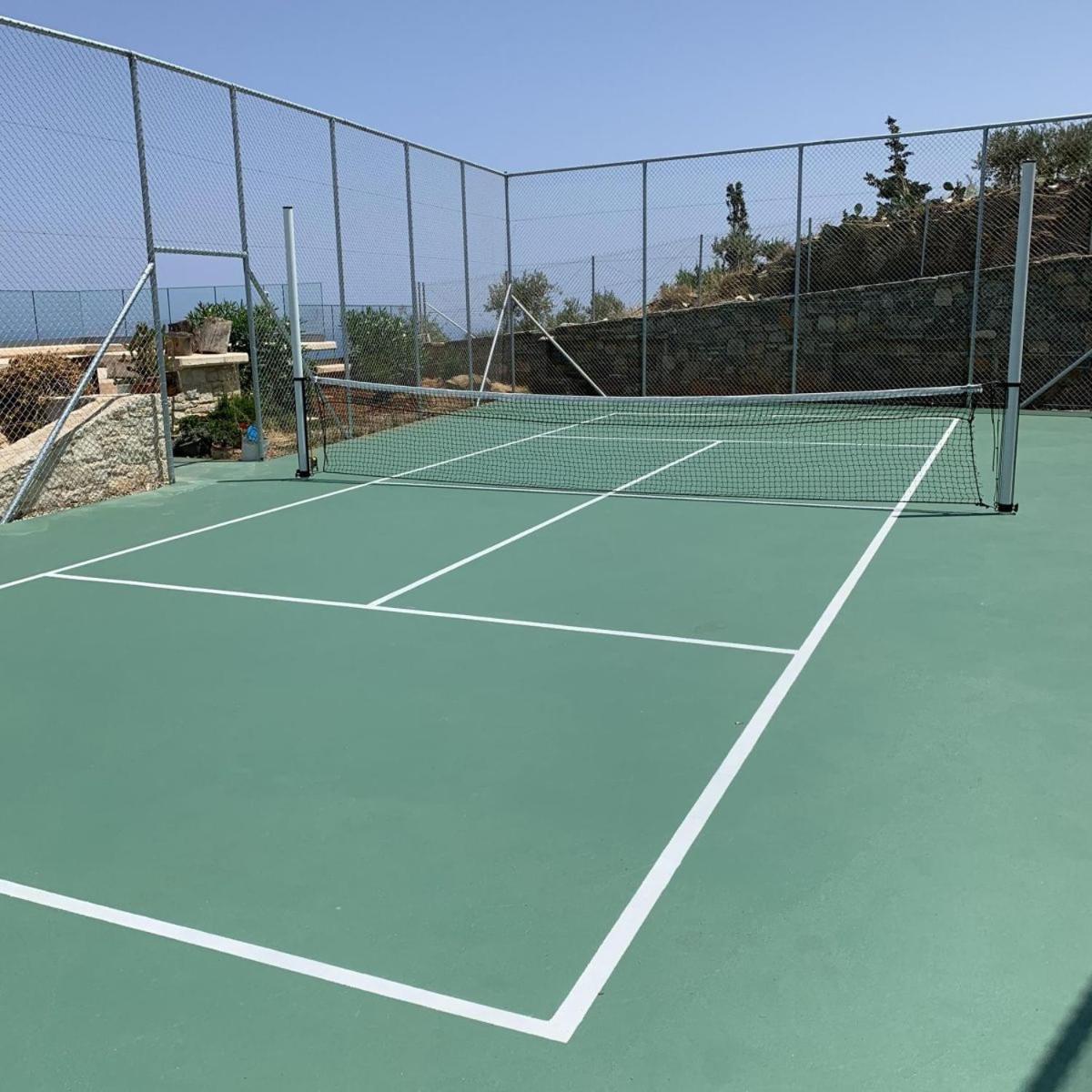 Sea Views At Villa Anemomylos With Heated Pool, Ping Pong And Tennis Agia Pelagia  Exterior photo