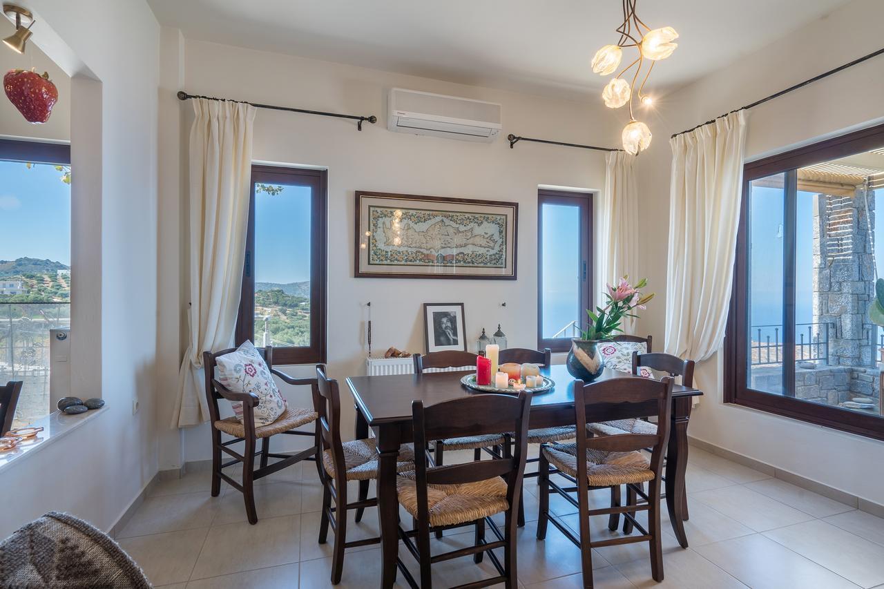 Sea Views At Villa Anemomylos With Heated Pool, Ping Pong And Tennis Agia Pelagia  Exterior photo
